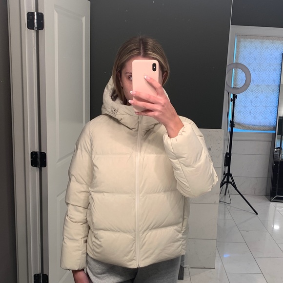 women ultra light down cocoon jacket
